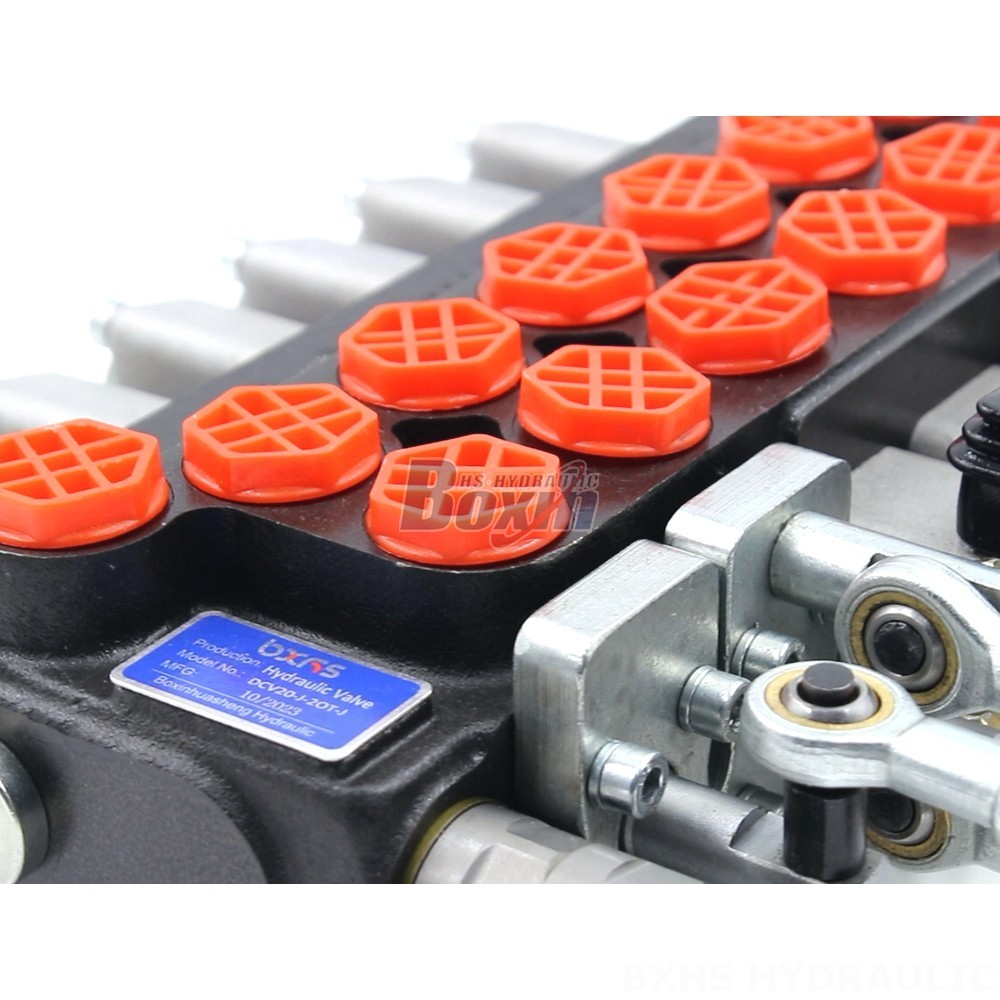 Industrial Hydraulic Systems | 6 Spool Monoblock Directional Valve | Factory Supply detail image